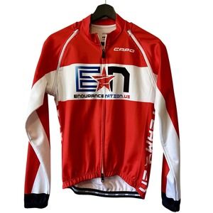 CAPO Men's Cycling Jersey Sz S Convertible Long Sleeve/Sleeveless Italy Bike Zip